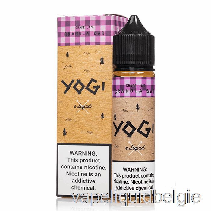 Vape Vloeibare Druivenjam Mueslireep - Yogi E-vloeistof - 60ml 3mg